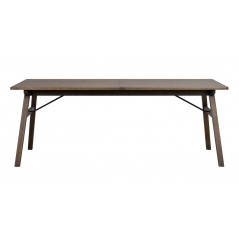 RO Grah Extending Dining Table Brown